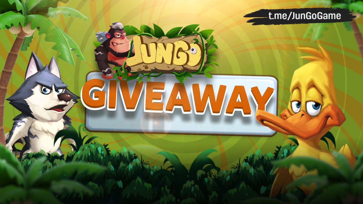🥳@JunGo_Game - Giveaway is now open!

💰Rewards: $20 for each participant. The more entries you have the more chances to win!

✅RT this tweet
✅Join the Airdrop Now: wn.nr/LhsbJP

♦️End Date: Dec 22nd
♦️Distribution: Mid December

#Airdrop #Giveaways #NFTGame  #NFT