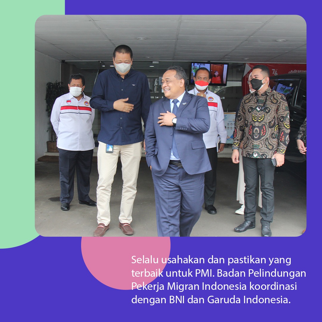 pak_dheq's tweet photo. Usahakan dan pastikan yang terbaik untuk PMI, BP2MI berkoordinasi dengan BNI dan Garuda Indonesia
#MigrantsDayBP2MI2021 https://t.co/bVdx4Yn8p2