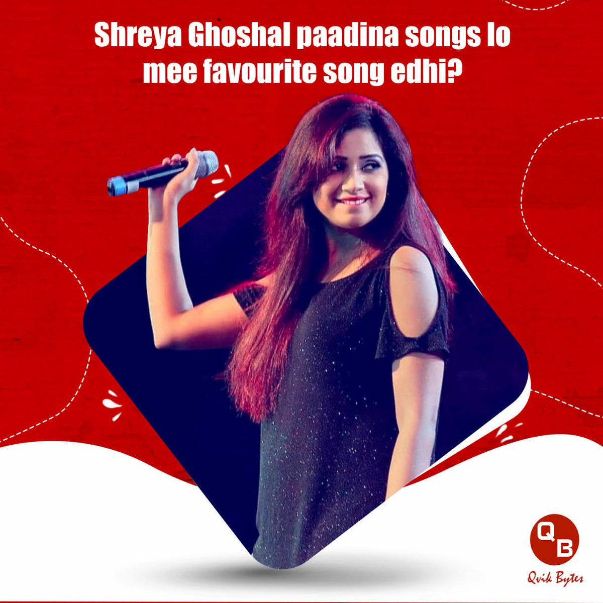 BytesQvik's tweet photo. 😍 can we say all the songs of her?
#songs #qvikbytesEN #qvikbytes #shreyaghoshal https://t.co/o0YUKdpU7y