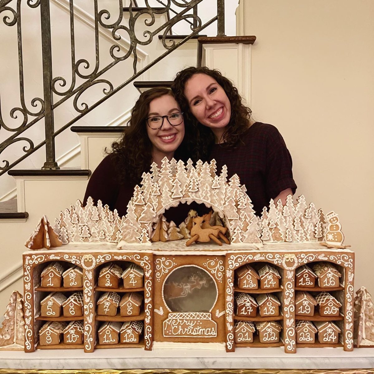KyndallWhiteMPH's tweet photo. Another year, another gingerbread creation! This time it’s an advent calendar. 

It’s not epi related but I’ll share it with the #epicookiechallenge community to hopefully brighten up your Twitter feeds! https://t.co/KfnQSAkvwb