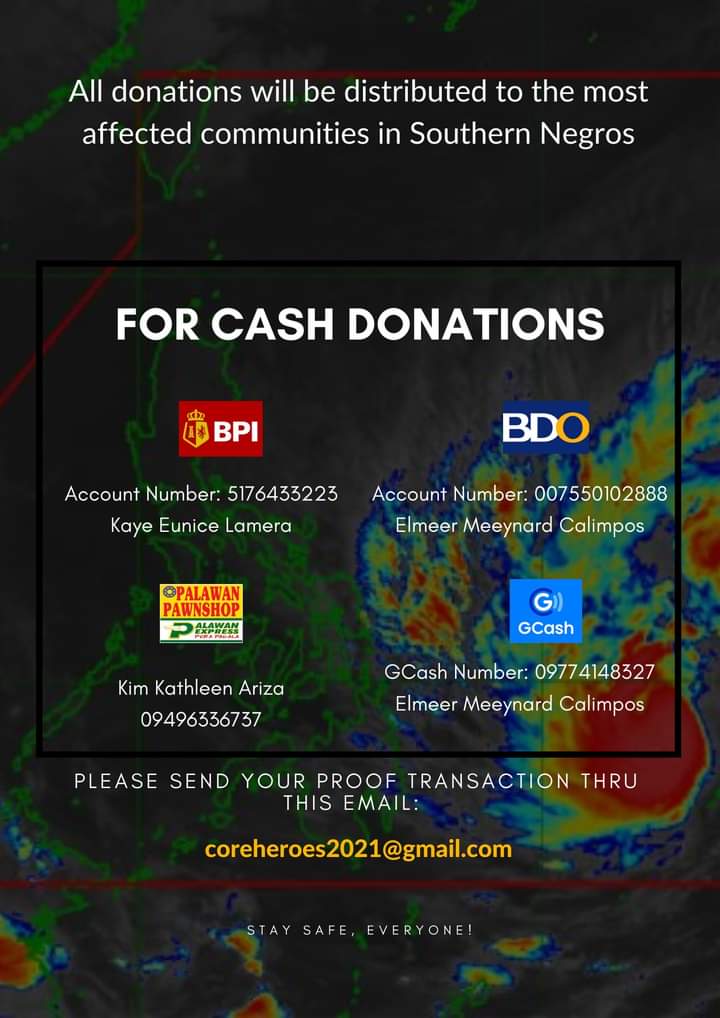 coreph1's tweet photo. Bangon Negrosanons Donation Drive: CALL FOR DONATIONS for the most affected communities in Southern Negros! ✨

https://t.co/NB6JfTNosN https://t.co/voN6NaR6Dc