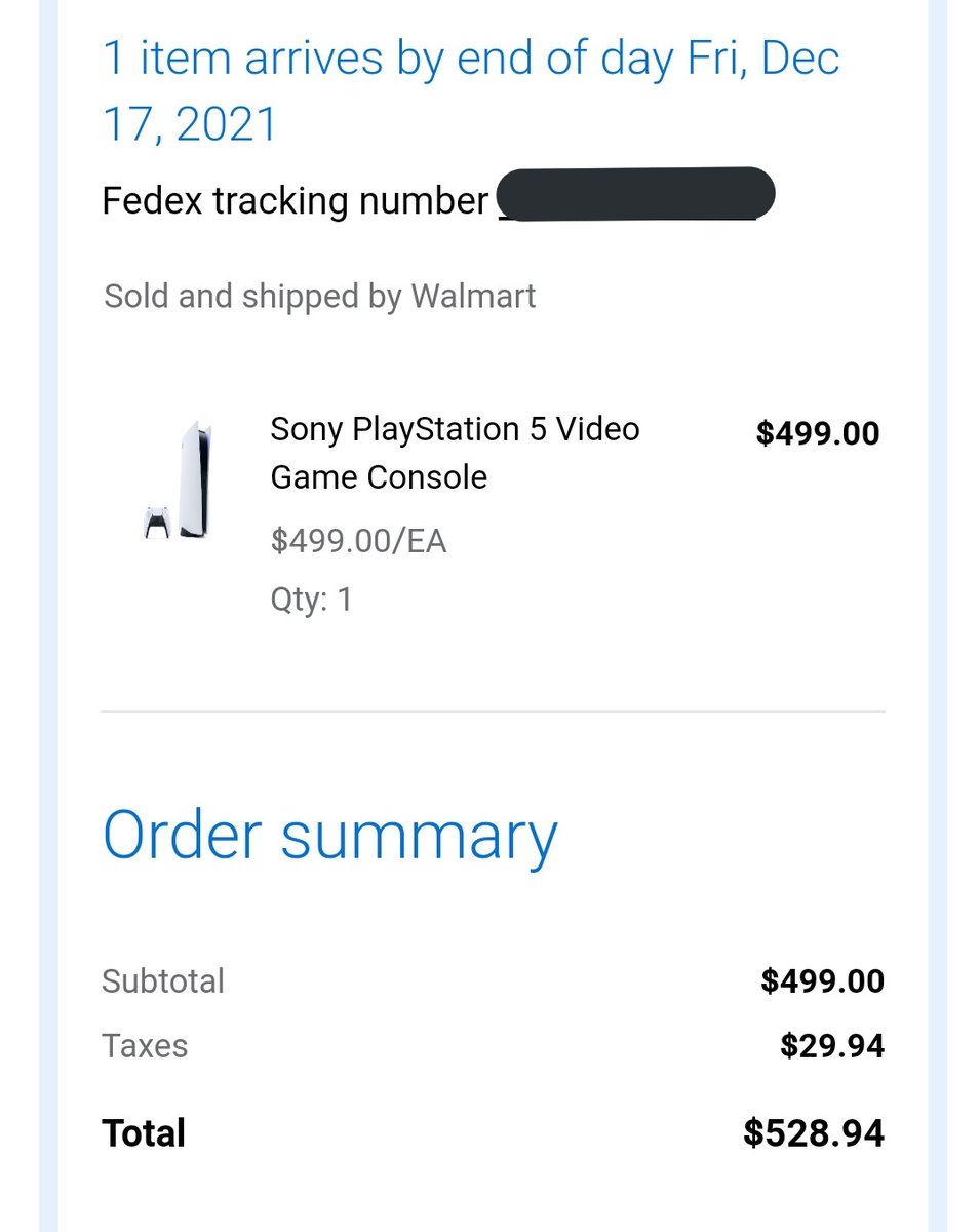 JakX62's tweet photo. Secured the bag from Walmart plus drop, December 8th. Finally arrived. 😆😆😆 LETSS GOOOOO.
#PS5
#ps5restock 
#WalmartPS5 https://t.co/KAvJZyXPmP