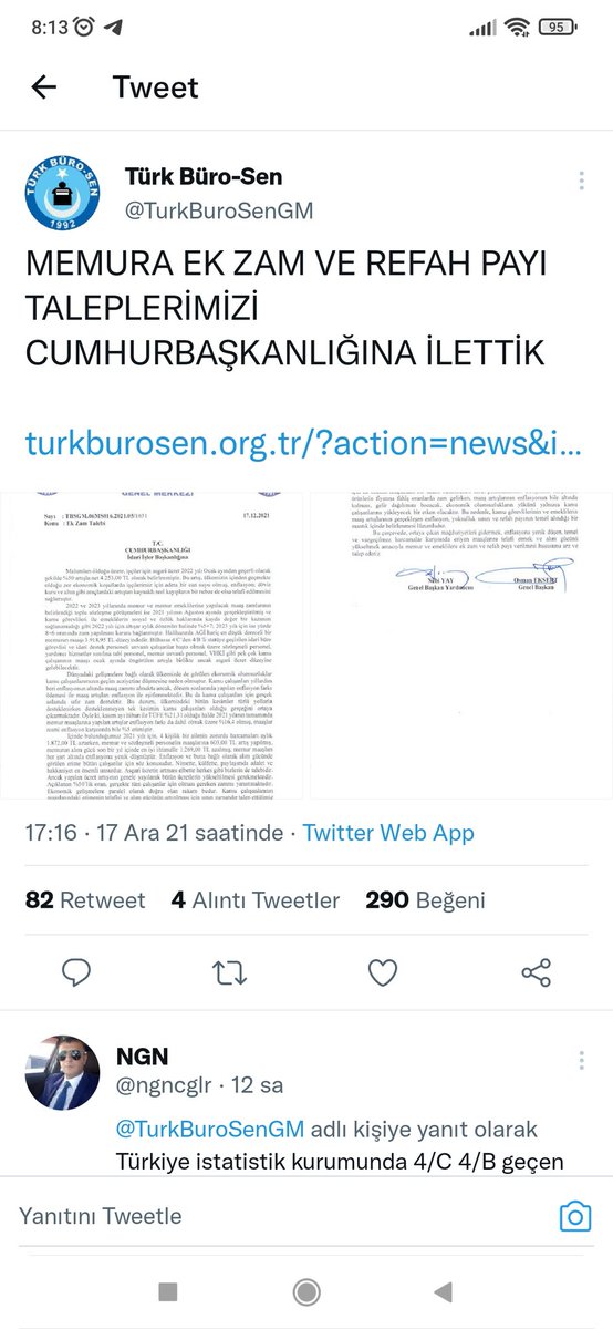 Şimdi yazıyı biz yazdık fark zammı biz aldık diyecekler. 
Toplu sözleşme masasında ortak değilmiydiniz siz 
#sendikanısorgulayoksayuzde5olur