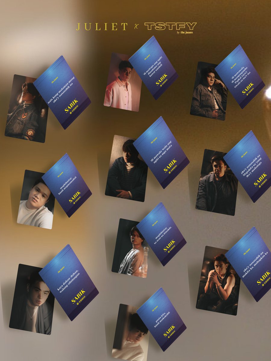 Tstfyclo's tweet photo. SABIK [necklace] 🍷
Tstfy x Juliet

Get 1 limited edition random photo card of The Juans for every purchase (P390 each)

Available tonight at 7pm only on Shopee. https://t.co/nBNiyo9YAS