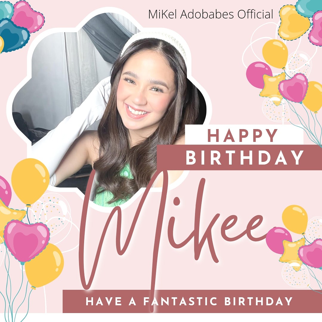 HAPPY BIRTHDAY MIKEE <a href="/mikeequintos/">Mikee Quintos</a> , Wish you all the best in life and your career. May you have a fantastic birthday ahead 🎂.