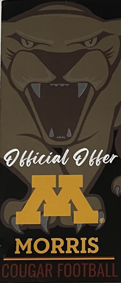 ConnorBesky's tweet photo. I Visited the University of Minnesota Morris and met some great coaches and players. Checked out the campus and their newly turfed stadium. Thankful for the roster offer from the UMM Cougars! 🏈@UMMFootball @CoachKBurke3 @Coach_Tolly @OliverJamesWes1 https://t.co/VnLIaOrPkX