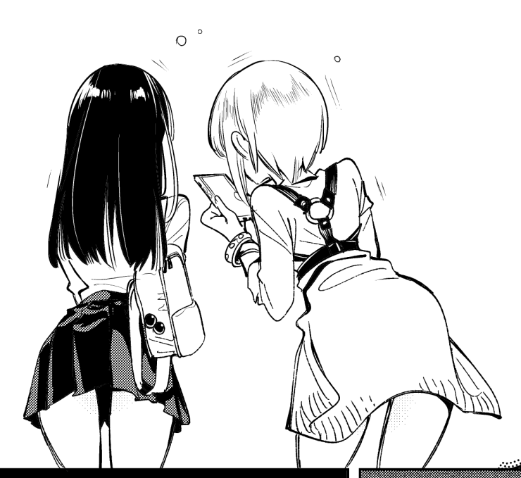 こういうスカートと腰のライン描くのすこ 