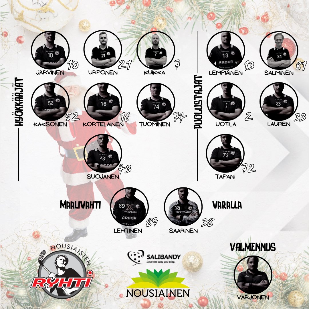 Matsipäivä ja ihanan jouluinen fiilis 🤍🖤

#nousiaistenryhti #salibandy