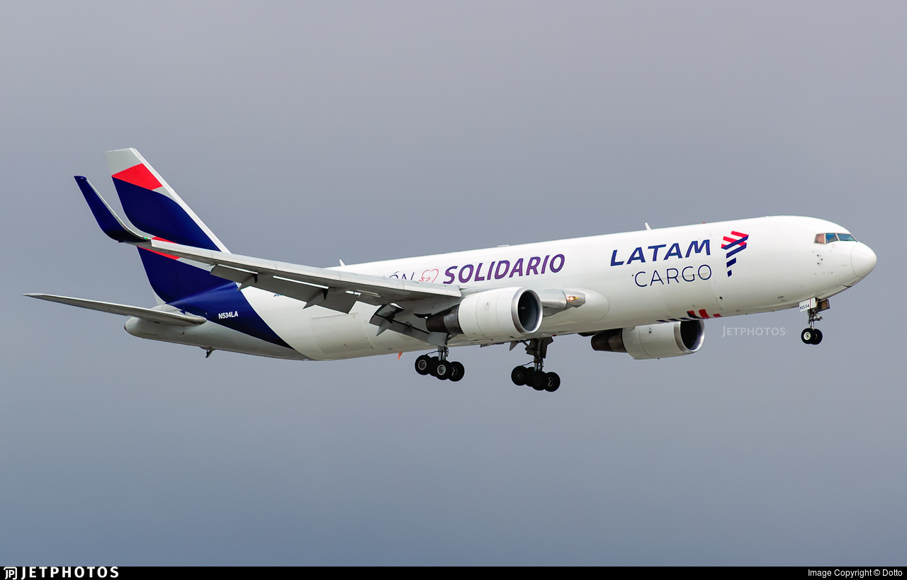JetPhotos on X: A LATAM Cargo 767 landing in São Paulo.