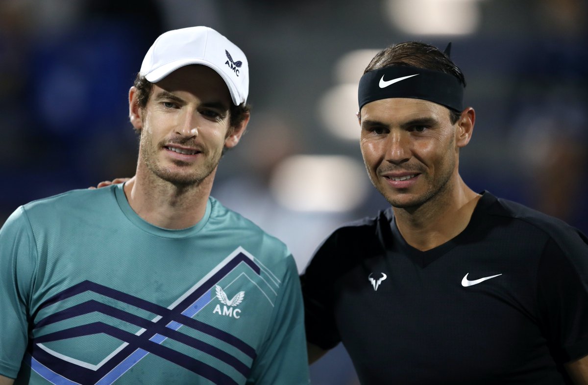 CGTNSportsScene's tweet photo. "It's a good practice and tomorrow it's going to be another practice"
-Rafal Nadal expressed his satisfaction with the way he played on his return to action after a long absence due to injury despite losing in two sets to #AndyMurray in the #MWTC #MakeWayForTheBest @VamosRafaCat https://t.co/XR3MI5BNCD