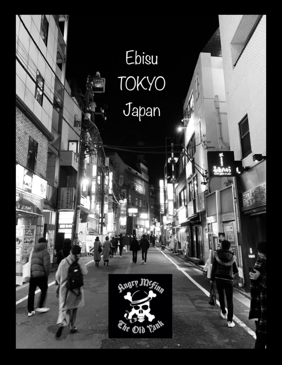 A great night out listening to all the classic #Amfoy songs and new album pieces at What the Dickens! with the whole crew in Ebisu Tokyo Japan
