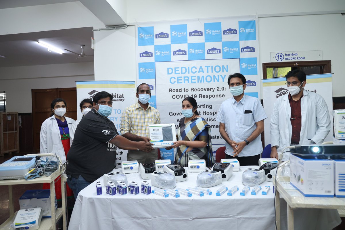 habitatindia's tweet photo. We thank @Lowes for partnering with us in our #RoadToRecovery 2.0 #COVID19 Response. We truly appreciate your commitment towards helping us further our mission of building a better and stronger #India! #LowesIndia #TogetherWeBuild #HabitatIndia #BuildABetterIndia #COVID19 https://t.co/X2a4CW7Urz