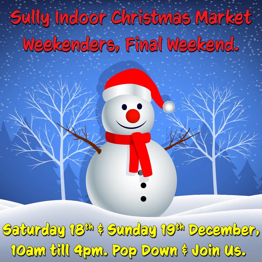 SullyClub's tweet image. LAST SULLY INDOOR CHRISTMAS MARKET WEEKEND THIS YEAR!

The Final two Sully indoor Christmas market weekenders are today, December 18th and Sunday, December 19th. The indoor markets begin at 10 in the morning and finish at 4 in the afternoon.