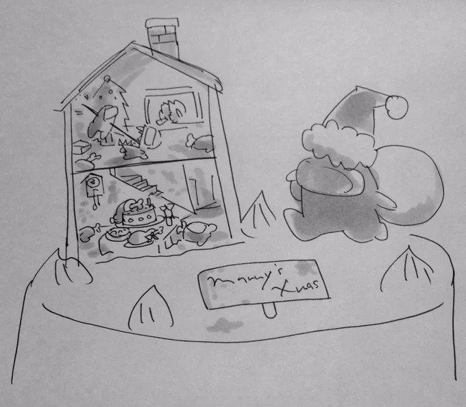 アモアスXmasケーキ案…きっと作れない… 