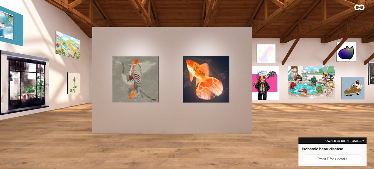 NFT_kit's tweet photo. 【kit-NFT gallery】

ギャラリーの作品を一部追加致しました🙌よろしければご覧ください😊
↓
https://t.co/rKERg9W21f https://t.co/0dxqoFfga4