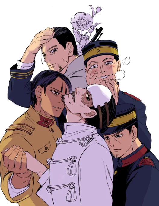 7月初めに金カム沼にドボンしてから人生で一番描きまくった年でした。来年はしだんと筋肉をもっといっぱい描きたい!(* ' ▽ ` ) و 
 #今年も残りわずかなのでお気に入りの4枚を貼る 