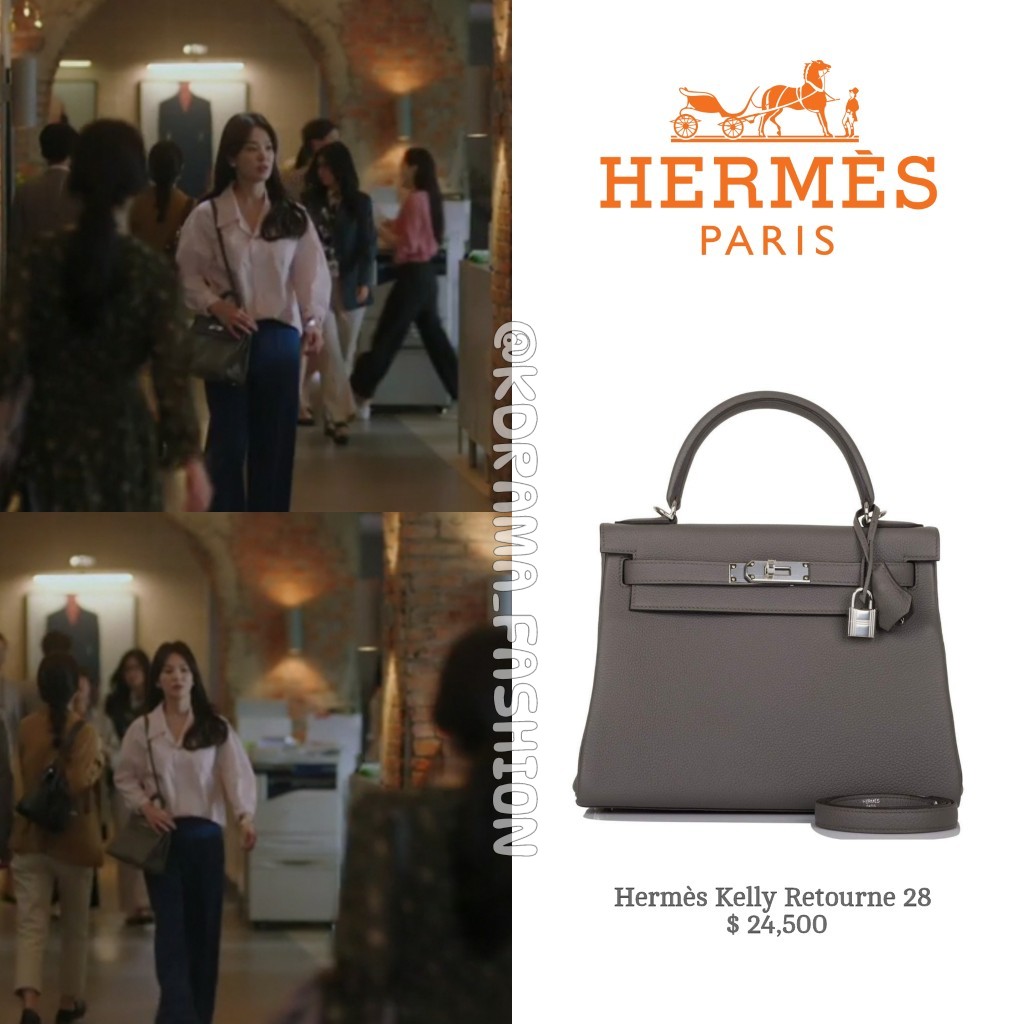 Kdrama_Fashion on X: Song Hye-Kyo carried HERMÈS Kelly Retourne 28 $24,500  in Now, We Are Breaking Up Episode 11. Cr:    / X