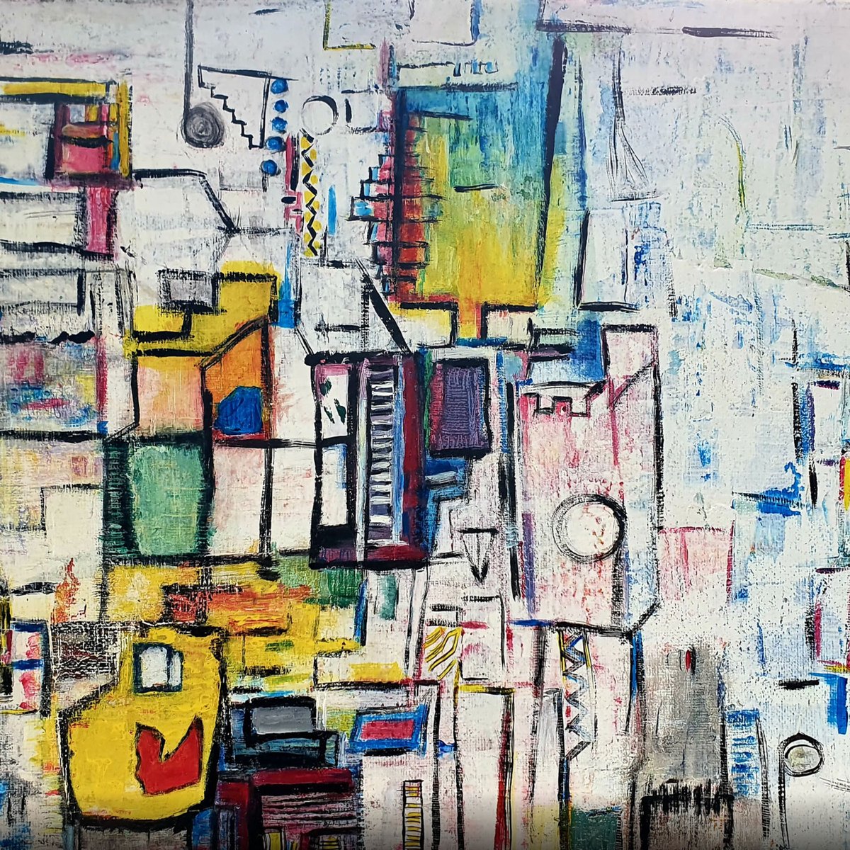 Today's Feature: "# Cities #" by ciars_ciaras on #ENTERART. "Hand Painted Acrylic and Gesso On Canvas (30x40)" (NFT Animated). buff.ly/32ihQIx #NFT #NFTArtist #NFTArt #Art