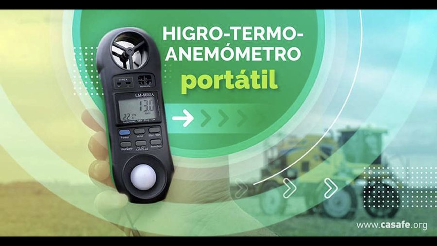 patucomendez's tweet photo. #5de9
Para decidir el momento adecuado para realizar una correcta aplicación de #fitosanitarios disminuyendo así el #Riesgo, debemos conocer previamente las #CondicionesMeteorilogicas .
Y para ello utilizamos un higro termo anemómetro, o estación meteorológica de mano https://t.co/zO8KFcMgKk