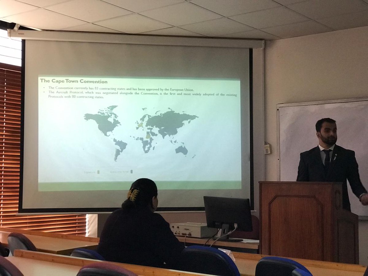 HamzaHameed007's tweet image. Here I also stressed the importance of the private international law instruments such as the #SpaceProtocol of the #CapeTownConvention developed by @UNIDROITorg to channel more private sector capital into the space industry.