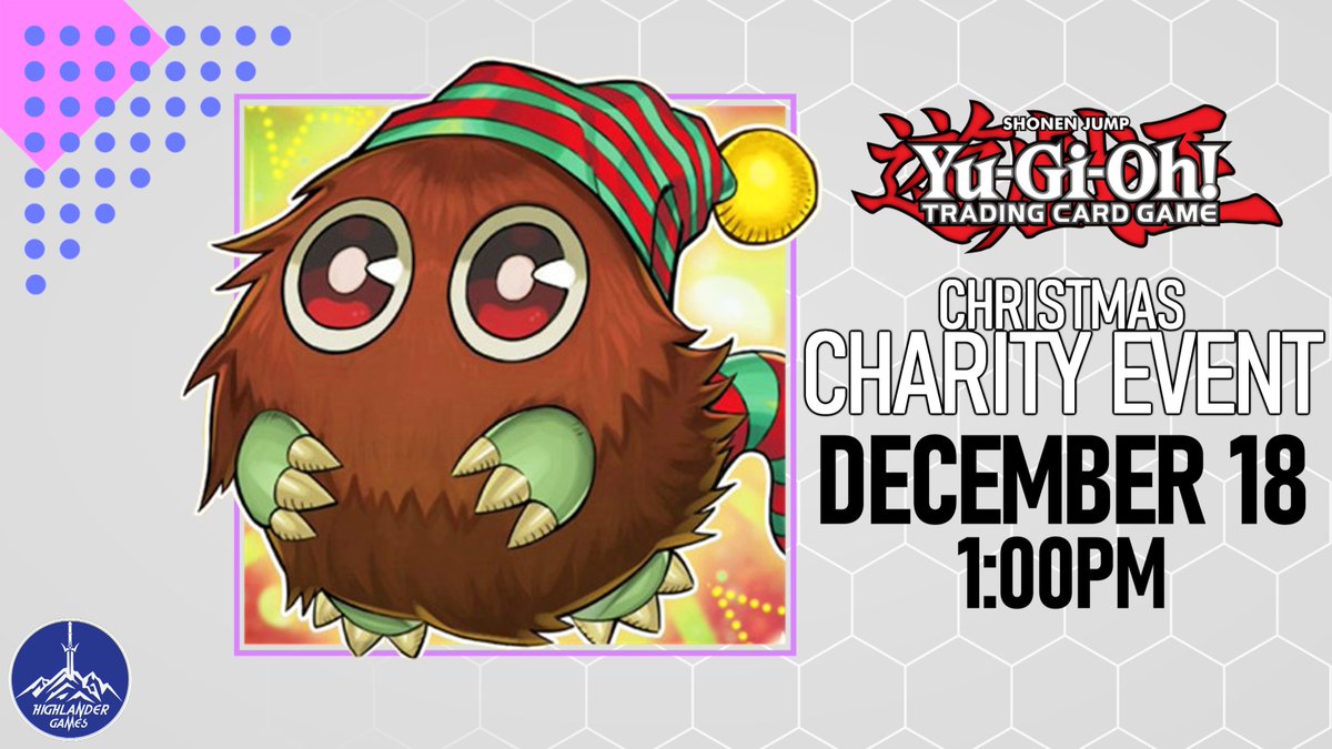 Looking forward to seeing everyone at our #ygotcg Charity Event today!