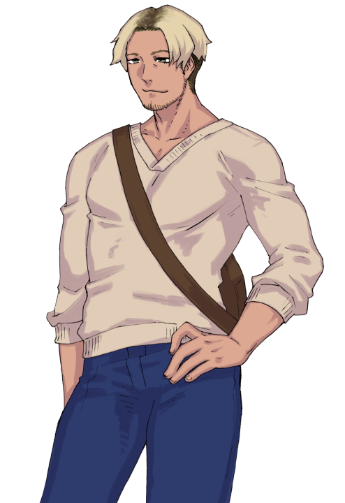 Coc 望月 棟冬 もちづき むねふゆ 動物園の飼育員 大型ネコ科担当 33歳 真砂多忙のイラスト