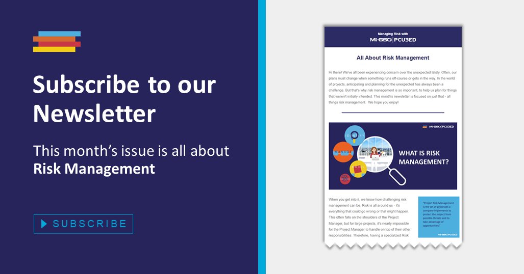 How do you anticipate the unexpected? 

With risk management 😎 This month's newsletter is focused on just that - all things risk management.

Visit the link below to view and subscribe ⬇️
bit.ly/3s9G4iV