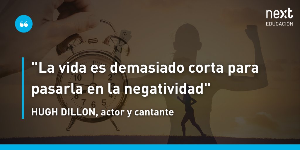 💆#FrasesCélebres | ❤️Like si siempre tendrás una actitud positiva como la de <a href="/realhughdillon/">Hugh Dillon</a> 

#SomosNext #Domingo #FinDeSemana #Motivación