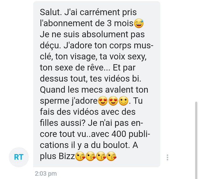 Toi aussi viens jouir avec nous sur mon onlyfan  Ils sont satisfait,  et tu le seras aussi   https://t<a href="/tag/beonebar"class="tags"><span>#beonebar</span></a>