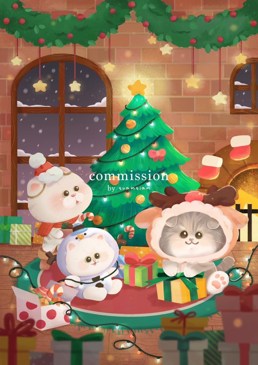 #commissions  น้องแมว🐱 for <a href="/amluga_/">amluga</a> ค่ะ