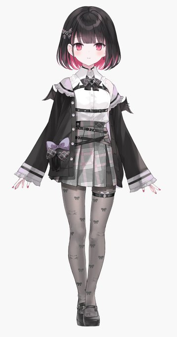 Rikotan先生の新衣装お仕立てしました…!😈🖤

#りこあーと 