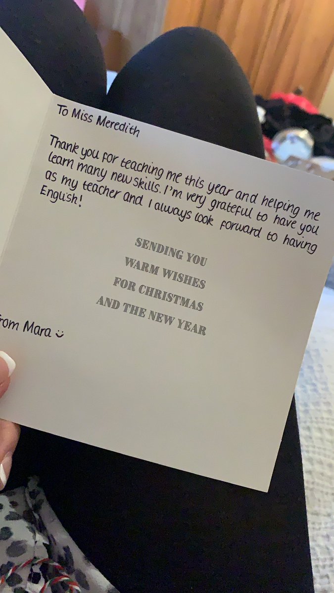 MissMeredithx's tweet photo. I am so proud of myself for getting through this term and couldn’t be blessed with more wonderful students 🥰💕🤩🎄 https://t.co/Ne4Y7xMkNd