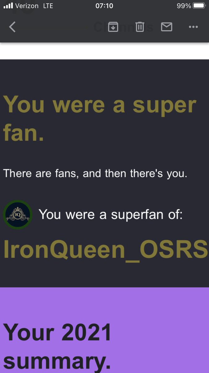 IAMValhalla's tweet photo. @IronQueen_OSRS I use to be your big fan but now I’m your super fan https://t.co/RzfIgSrrCJ