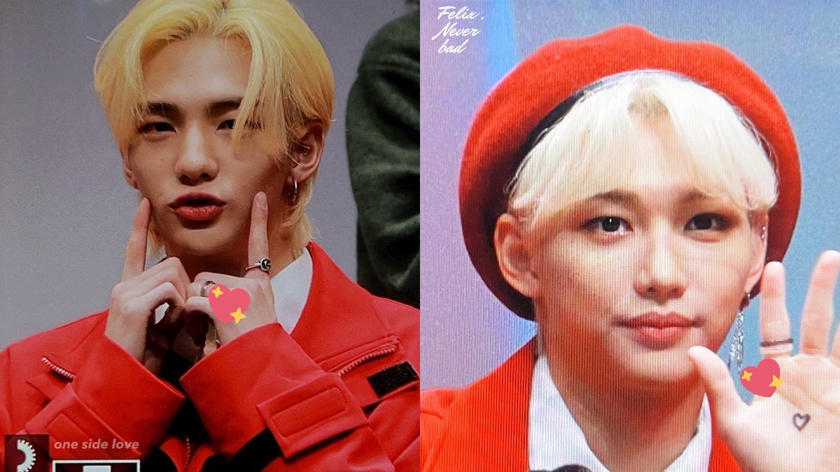 kmingluv's tweet photo. just hyunlix matching 🥰 https://t.co/ka0O5jSfQ9
