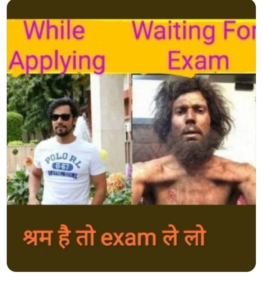 SSC JE 2021 EXAM possibility in 2023 ,SSC JE 2022 KAB HOGA... We want SSC JE Pre open karo 🔥
#SSC_JE_Prepone_kro
#SSC_JEEXAM_IN_MARCH_2022
<a href="/civil_engg_mcq/">Civil Engineering Mcq</a> <a href="/PMOIndia/">PMO India</a>  <a href="/Student93064674/">Student Union</a>