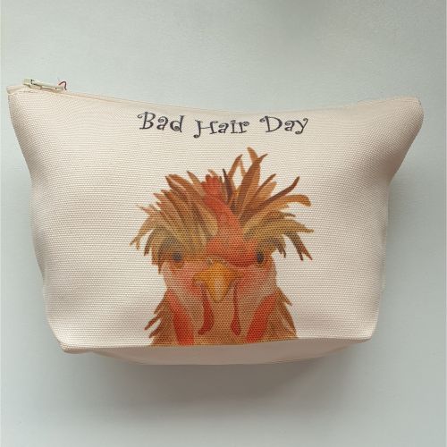 shophandmadeco's tweet photo. I love this make up bag, we all can have a Bad Hair Day!  
#EarlyBiz #Crafturday #UKGiftAM #CraftBizParty #shophandmade 
https://t.co/46jpaqdglT https://t.co/grV5kcuGZF