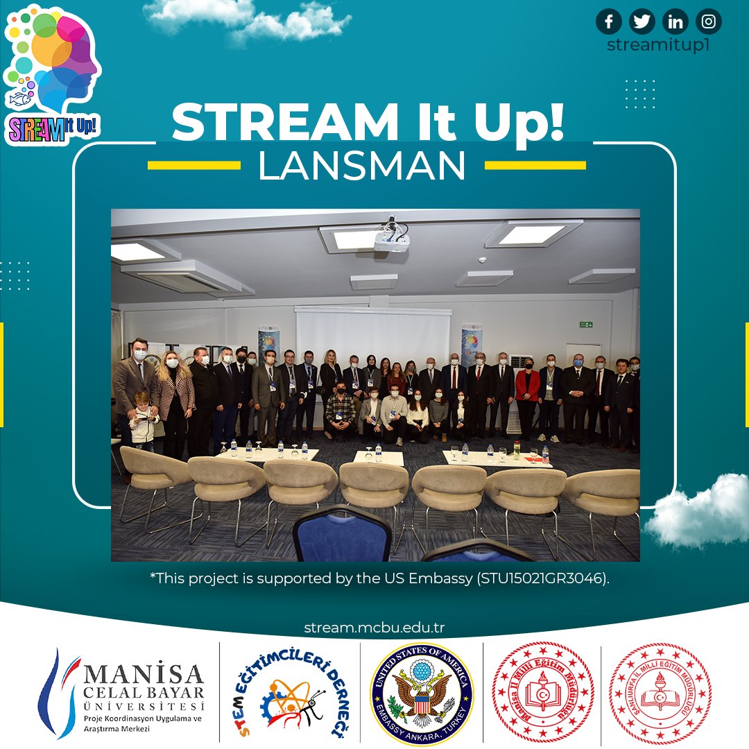 STREAMItUp1's tweet photo. @stemegt ve @bayaredutr öncülüğünde hazırlanan, @il_mem_45 ve @sanliurfammem63 ‘ün paydaş olarak yer aldığı ve @USEmbassyTurkey tarafından desteklenen “STREAM It Up!”Projesinin Lansman Toplantısı gerçekleştirildi. 

#streamitup #stem #stream #steam https://t.co/DNI429iOId