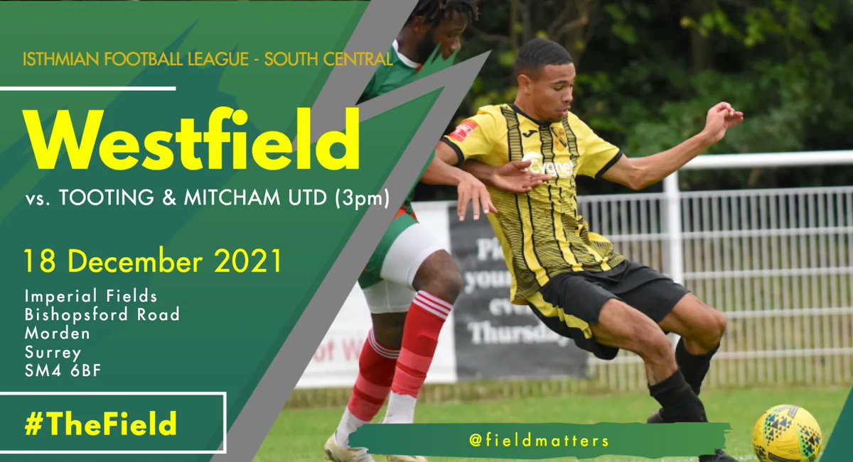 fieldmatters's tweet photo. .@OfficialTmufc @westfield_fc @IsthmianLeague #SouthCentralDivision #ImperialFields https://t.co/Sml50HVnWu