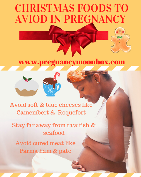 PregnancyMoon's tweet photo. Here's a few foods to avoid this Christmas but other than that eat and be merry... #christmasfoods #pregnancyfood #avoidfoods #christmas #pregnancymeals #pregnantatchristmas #pregnancyblog #pregnancy #mumtobe https://t.co/X0CVpnJbJz