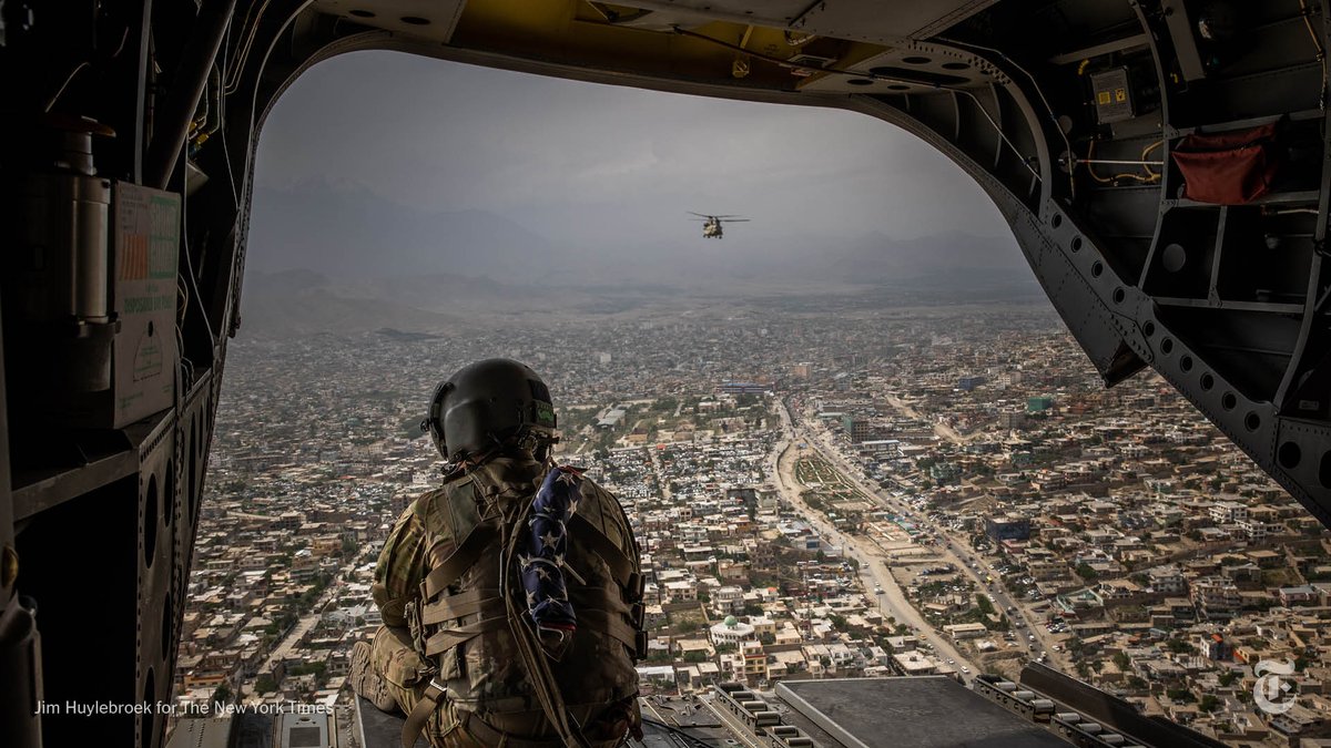 The photographer Jim Huylebroek refused to leave Afghanistan even when its capital, Kabul, fell to the Taliban in August. He wanted to show the world what happened when the American military left after a 20-year war. #YearInPictures nyti.ms/3FkpJLS