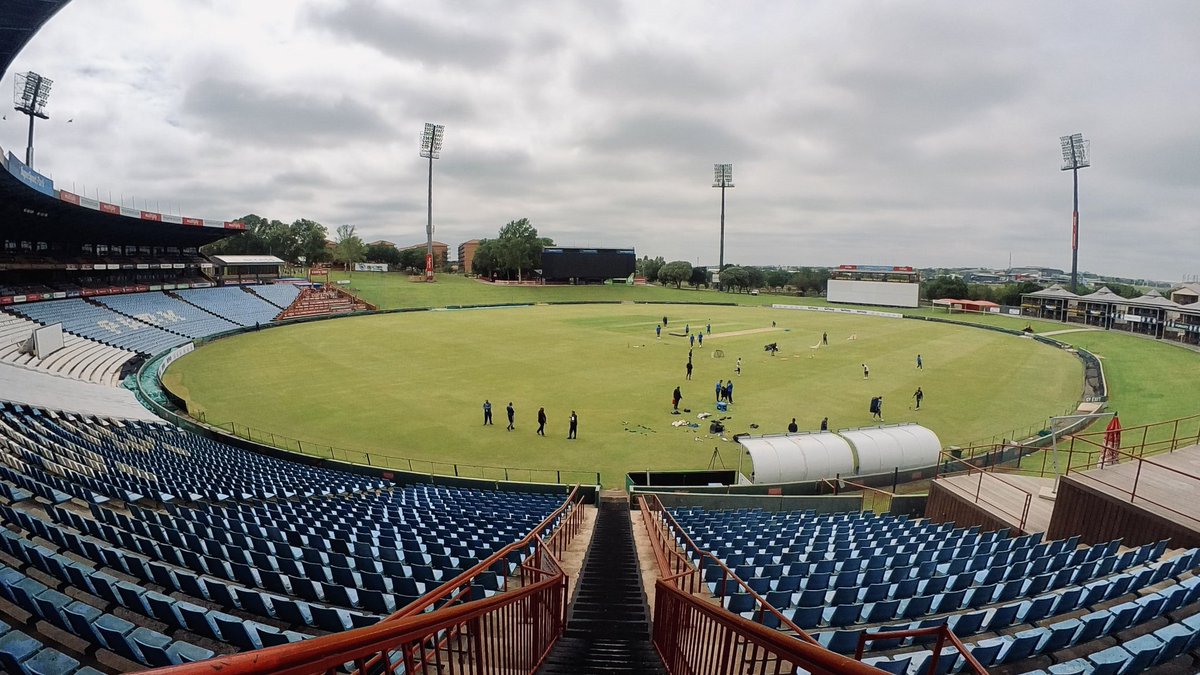BCCI's tweet photo. Hello SuperSport Park 🏟️

#TeamIndia #SAvIND https://t.co/TGmMELh2Bf