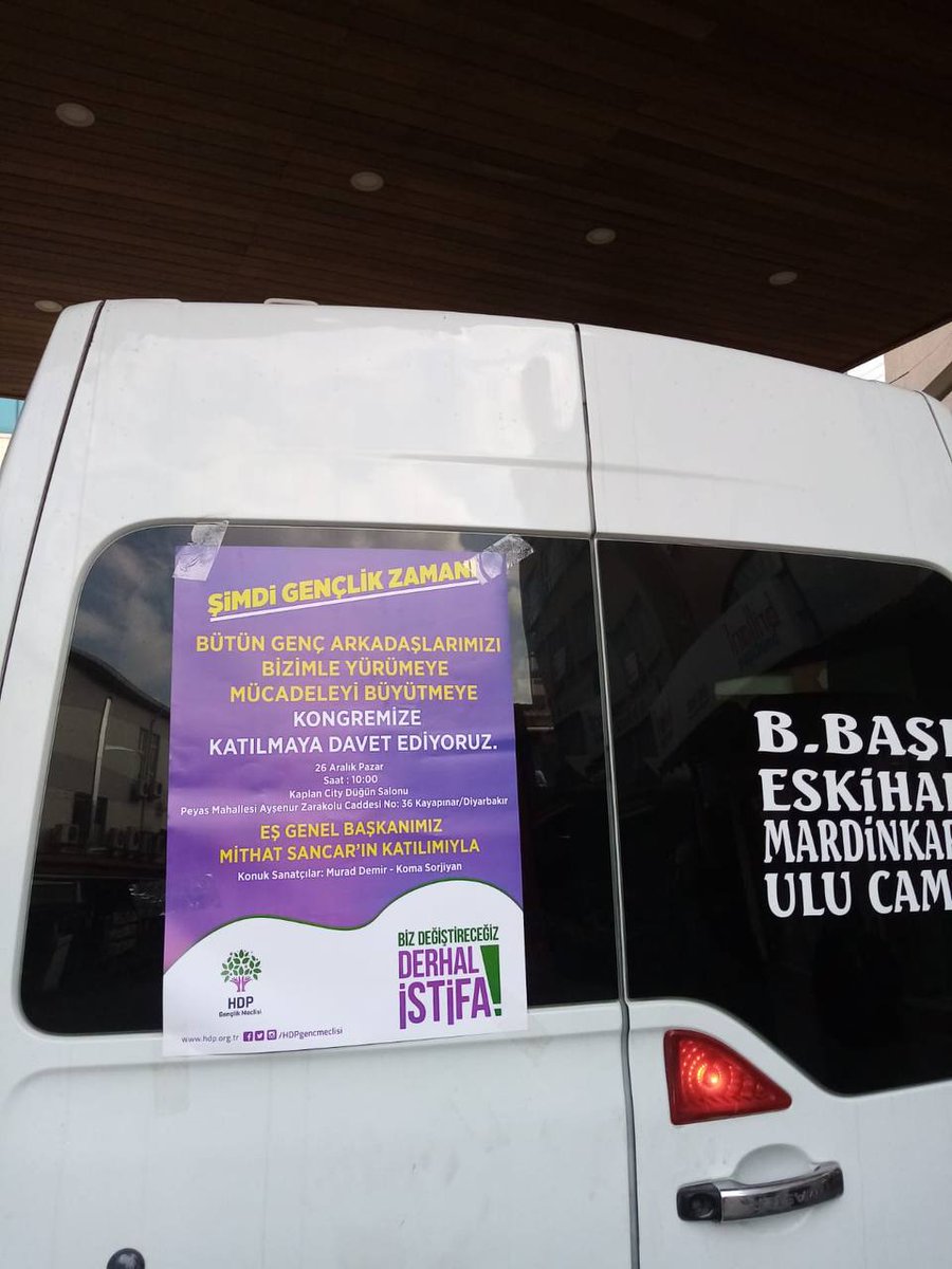 3. Olağan Kongremize sayılı günler kaldı.
#ŞimdiGençlikZamanı diyoruz ve Amed’de 3. Olağan Kongremize akın akın gidiyoruz.