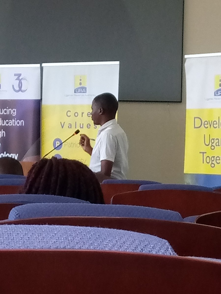 KDF_ug's tweet photo. Mr. Bukenya one of our own representing at URA during filing for returns tax baraza. Happening now.@URAuganda @nasserjjumba #FilingReturns #TaxBaraza #KNOWLEDGE https://t.co/HBQx6D0pZT