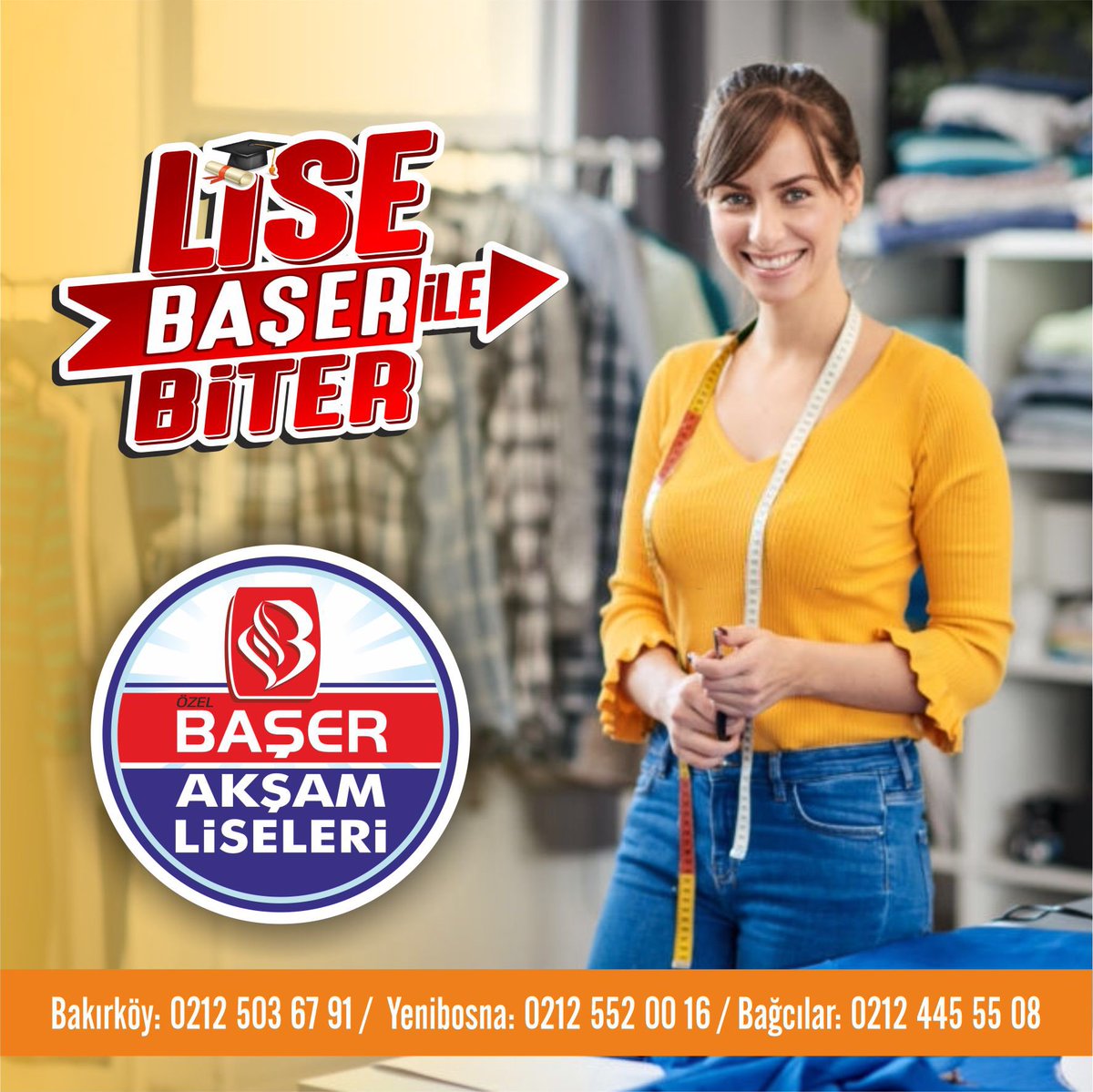 baseraksam's tweet photo. Lise BAŞER’le Biter…

Başer Akşam Liseleri

#BAKIRKÖY
#YENİBOSNA
#BAĞCILAR
#akşamlisesi #aksamlisesi #lisediploması #diploma #açıklise #açıköğretimlisesi #aöl #aof #açıklisedersleri #açıklisevideo #açıklisesınav https://t.co/ZXno6E898U