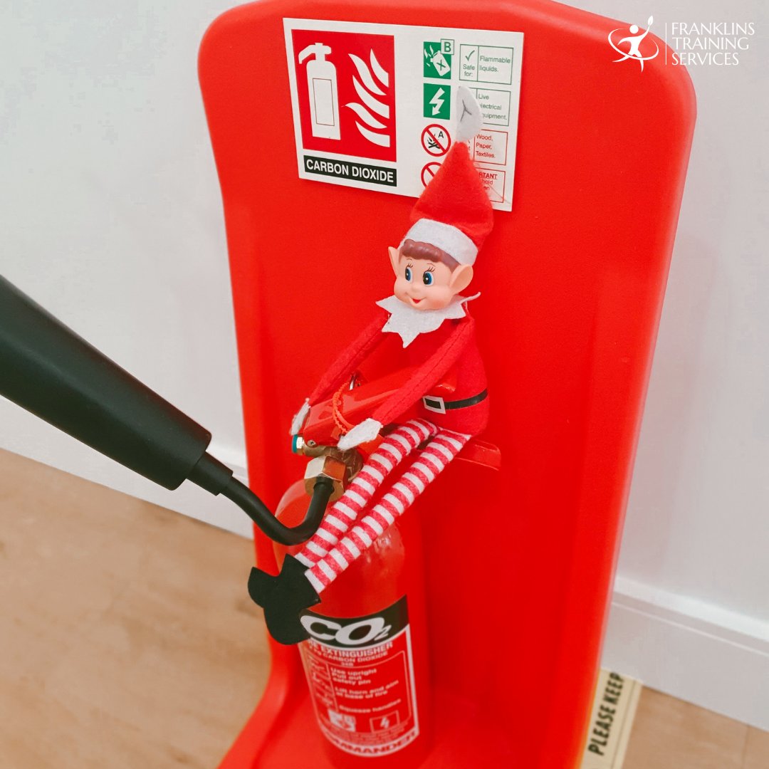 FranklinsFSLtd's tweet photo. 🎄 Buddy and Tinsel are making sure the training extinguishers are all in good working order for next week's sessions 🧯 
.
.
.
.
.
#fts #trainingcourses #firesafetytraining #firetraining #firewarden #firemarshal #extinguisher #elfontheshelf #christmas https://t.co/400uzKb5yM