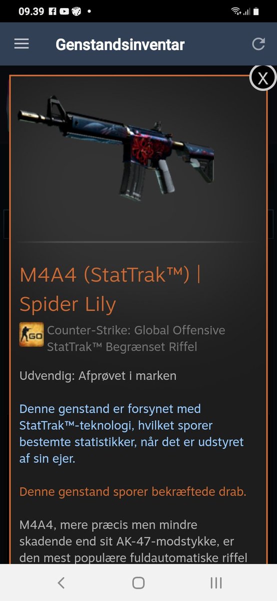 MartinFalk14's tweet photo. Giveaway Happy December 🎄✨

Today you can win 
1 x stattrack M4a1 spider lily FT.

To win:
✨ Retweet 
❤ Like
 
I roll it in 7 days. https://t.co/aHVhuoHCy2
