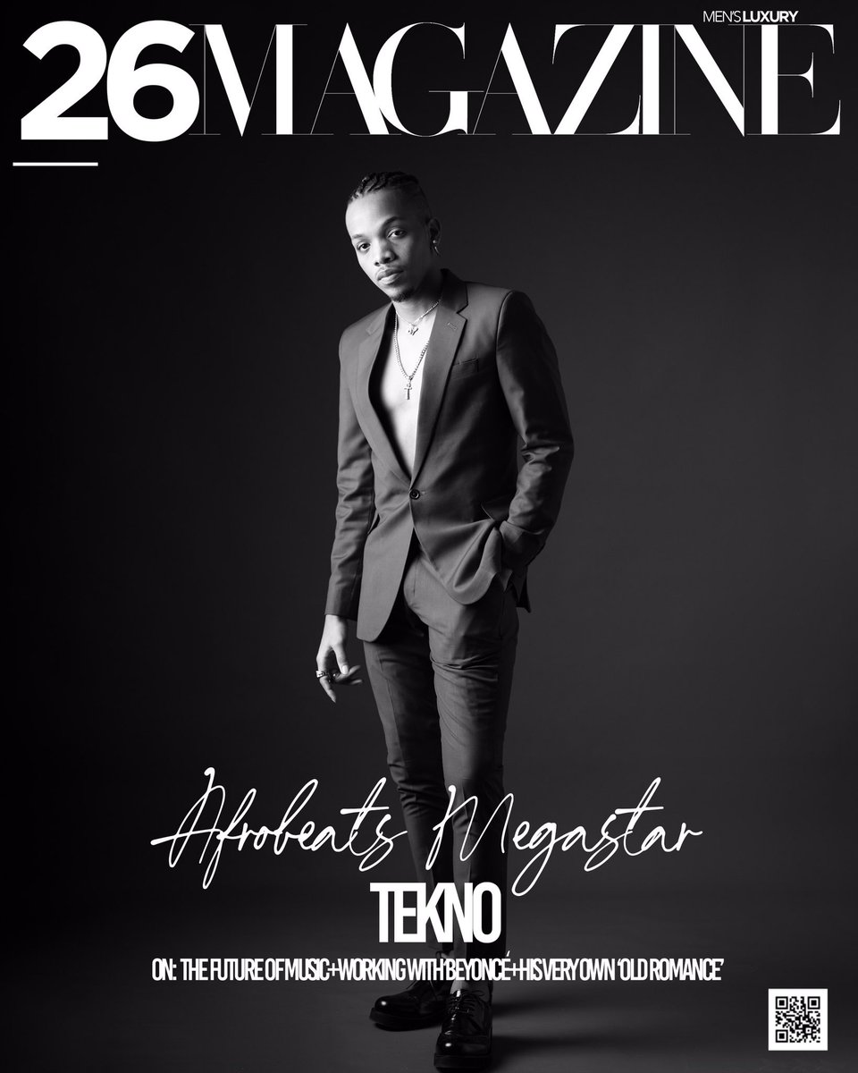 26_magazine's tweet photo. @alhajitekno Happy Birthday cover star!!! Tumbo is literally our office’s #1 most listened to song this year!!! 🖤 #OldRomance #26Magazine https://t.co/rjJQLJLrOS