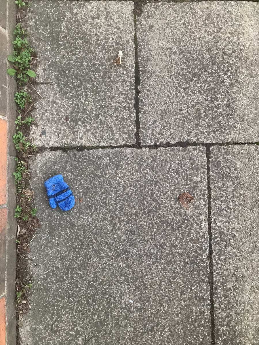 Conecclesia's tweet photo. An @abandonedgloves, two @DiscardedMasks and a disaster for @WorldBollard https://t.co/d5VTzq4IZj
