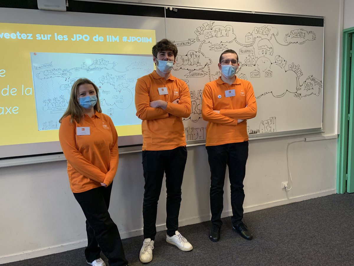 #jpoiim l’équipe de choc est prête pour accueillir tous les futurs étudiants ⁦<a href="/IIMparis/">IIM</a>⁩