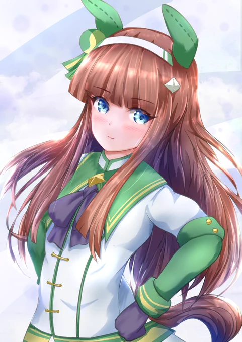 #ウマ娘 
#サイレンススズカ 
#イラスト
 最速の機能美✨サイレンススズカさん 